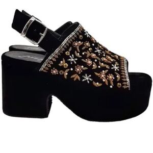 Free People Nicola Embellished Platforms